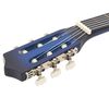 vidaXL Guitarra Clásica Western Cutaway con 6 cuerdas azul 38"