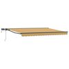 vidaXL Armaz&oacute;n de toldo manual con LEDs 4 x 3 m