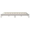 vidaXL Estructura de cama madera maciza de pino blanca 140x200 cm