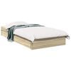 vidaXL Estructura de cama con almacenamiento Roble Sonoma 80 x 200 cm