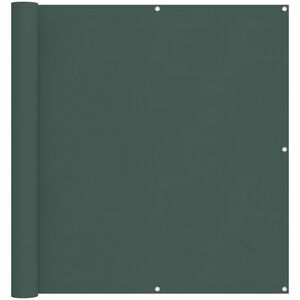 vidaXL Pantalla de Balc&oacute;n Verde oscuro 110 x 300 cm Tela Oxford