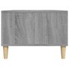 vidaXL Mesa de centro madera contrachapada gris Sonoma 90x50x36,5 cm