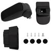 vidaXL Reposabrazos para coche Negro 12x37x(31-48) cm ABS