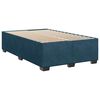 vidaXL Cama box spring con colch&oacute;n terciopelo azul 120x200 cm