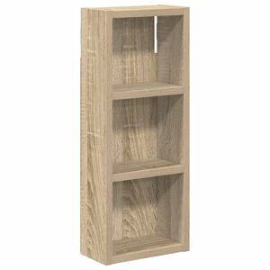 vidaXL Armario de pared para ba&ntilde;o Roble Sonoma 20 x 10 x 50 cm