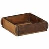 vidaXL Bandeja 4 pcs Marr&oacute;n 29 x 31 x 10 cm Madera s&oacute;lida recuperada