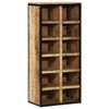vidaXL Armario Zapatero 50 x 30 x 110 cm Madera de mango maciza Marr&oacute;n
