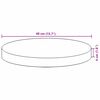 vidaXL Tablero de mesa redondo madera maciza de acacia Ø40x4 cm