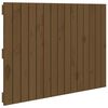 vidaXL Cabecero cama pared madera maciza pino marr&oacute;n miel 95,5x3x60 cm