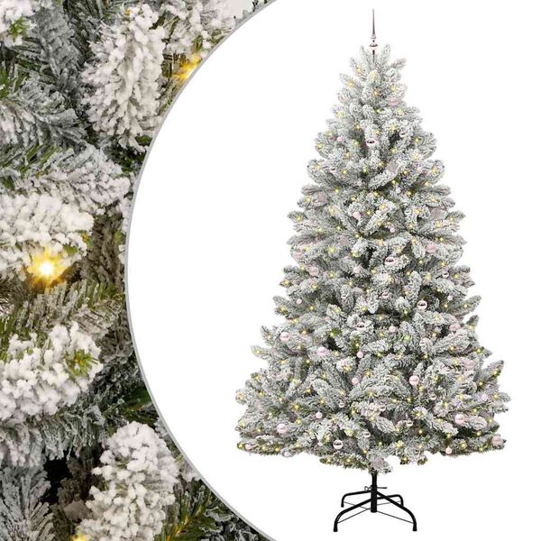 vidaXL &Aacute;rbol de Navidad artificial Verde y 300 cm PVC y Metal