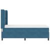vidaXL Cama tipo Box Spring con colch&oacute;n Azul 100 x 200 cm Terciopelo
