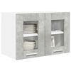 vidaXL Mueble colgante con puerta Gris Concreto 60 x 31 x 40 cm