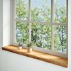 vidaXL Alf&eacute;izares de ventana 2 uds madera maciza roble marr&oacute;n claro