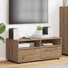 vidaXL Gabinete de TV con caj&oacute;n Roble artesanal 100 x 48 x 43 cm