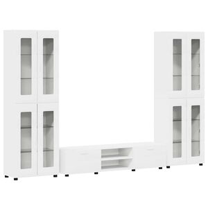 vidaXL Conjunto de mueble de TV con caj&oacute;n FLORIN Madera de ingenier&iacute;a