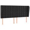 vidaXL Cama box spring colch&oacute;n y LED terciopelo negro 200x200 cm