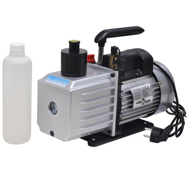 vidaXL C&aacute;mara de vac&iacute;o con bomba de 2 etapas 3,7 L