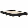 vidaXL Estructura de cama Roble Negro 203 x 123 x 25 cm