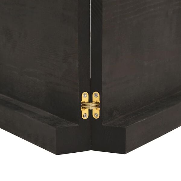 vidaXL Tablero mesa madera tratada borde vivo marr&oacute;n 220x40x(2-6) cm