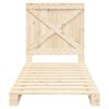 vidaXL Estructura de cama con cabecero madera maciza de pino 90x200 cm
