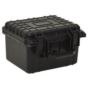 vidaXL Malet&iacute;n port&aacute;til de vuelo PP negro 27x25x18 cm