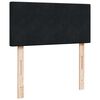 vidaXL Cama box spring con colch&oacute;n terciopelo negro 100x200 cm