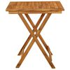 vidaXL Comedor de jard&iacute;n plegable 3 piezas madera maciza de acacia