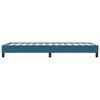 vidaXL Estructura de cama sin colch&oacute;n terciopelo azul oscuro 100x220cm