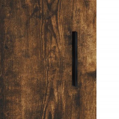 vidaXL Armario de pared madera de ingeniería roble ahumado 60x31x70 cm