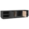 vidaXL Mueble de TV madera maciza de pino gris 156x40x40 cm