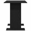 vidaXL Mesa de Comedor Roble negro 110 x 60 x 75 cm