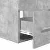 vidaXL Juego de muebles de ba&ntilde;o con caj&oacute;n Gris 41 x 38,5 x 48 cm