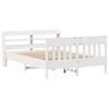 vidaXL Estructura de cama sin colch&oacute;n madera maciza de pino 160x200 cm