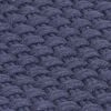 vidaXL Alfombra rectangular algodón azul marino 180x250 cm