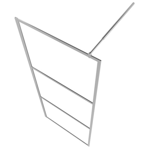 vidaXL Mampara de ducha accesible vidrio ESG esmerilado 90x195 cm