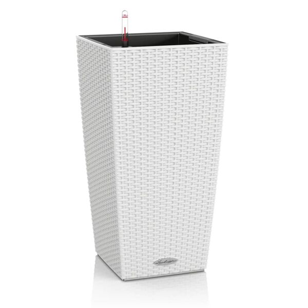 LECHUZA Macetero CUBICO Cottage 30 ALL-IN-ONE blanco