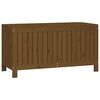 vidaXL Caja de almacenaje jardín madera pino marrón miel 115x49x60 cm