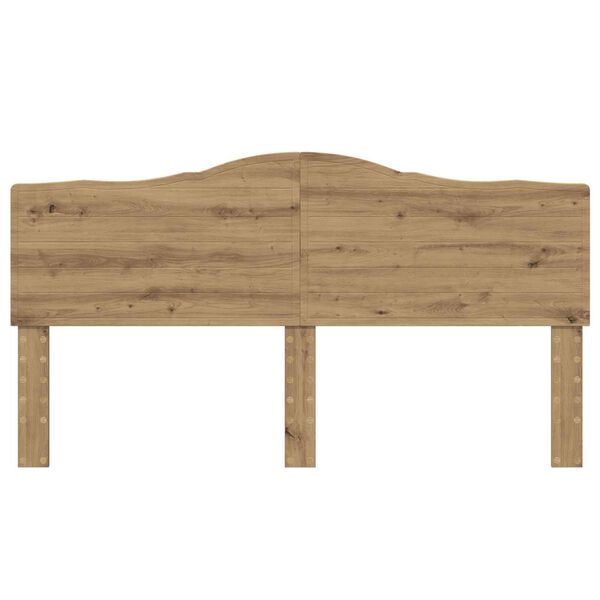 vidaXL Cabecero Roble artesanal 180 cm Madera contrachapada