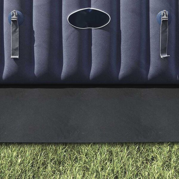 vidaXL Lona para el fondo de la piscina Otro Negro 420 x 220 cm