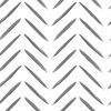 DUTCH WALLCOVERINGS Papel pintado Chevron blanco y negro