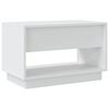 vidaXL Mueble para TV madera contrachapada blanco 70x41x44 cm