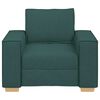 vidaXL Sill&oacute;n Sof&aacute; Tela Verde Oscuro 60 cm