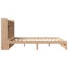 vidaXL Cama con estantería sin colchón madera maciza de pino 180x200cm