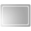 vidaXL Espejo de ba&ntilde;o LED Transparente 80 x 60 cm vidrio templado