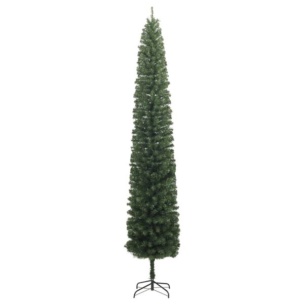 vidaXL &Aacute;rbol de Navidad estrecho con soporte PVC 270 cm