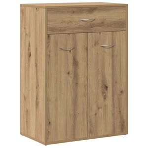 vidaXL Zapatero madera de ingenier&iacute;a roble artisan 60x35x84 cm