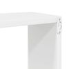 vidaXL Estantes cubo de pared 4 unidades blanco brillo 30x15x30 cm