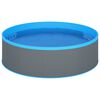 vidaXL Piscina de chapoteo gris 350x90 cm