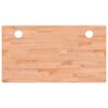 vidaXL Tablero de escritorio madera maciza de haya 110x60x2,5 cm