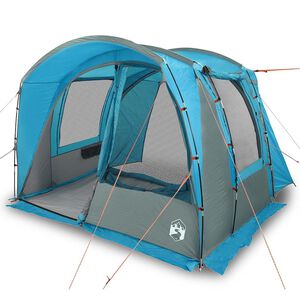 vidaXL Tienda de campa&ntilde;a de coche para 4 personas impermeable azul